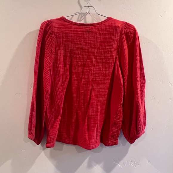 Universal Thread Orange Textured Blouse - Picture 3 of 3